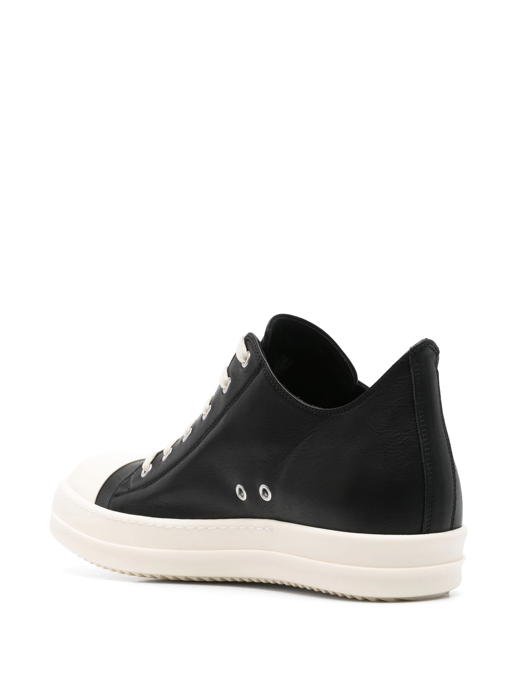 RICK OWENS SMOOTH-LEATHER SNEAKERS