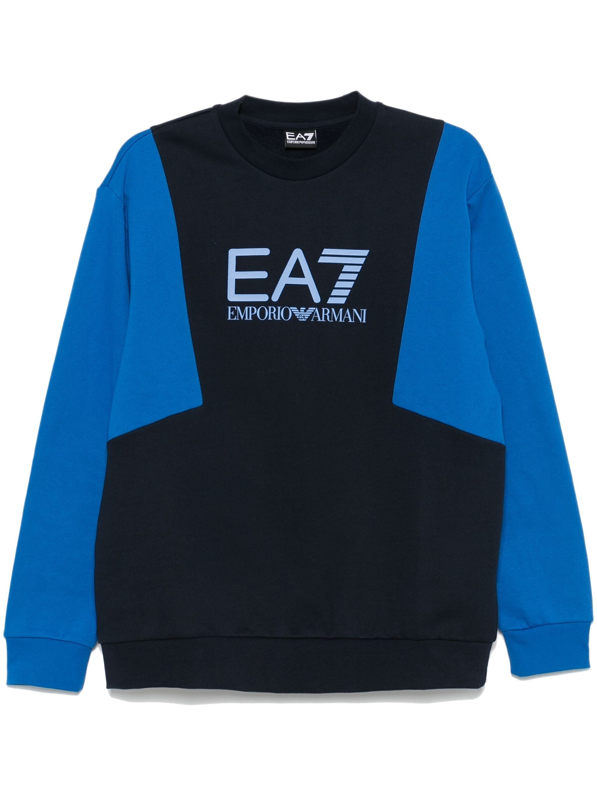 EA7 COLOURBLOCK CREW-NECK SWEATSHIRT