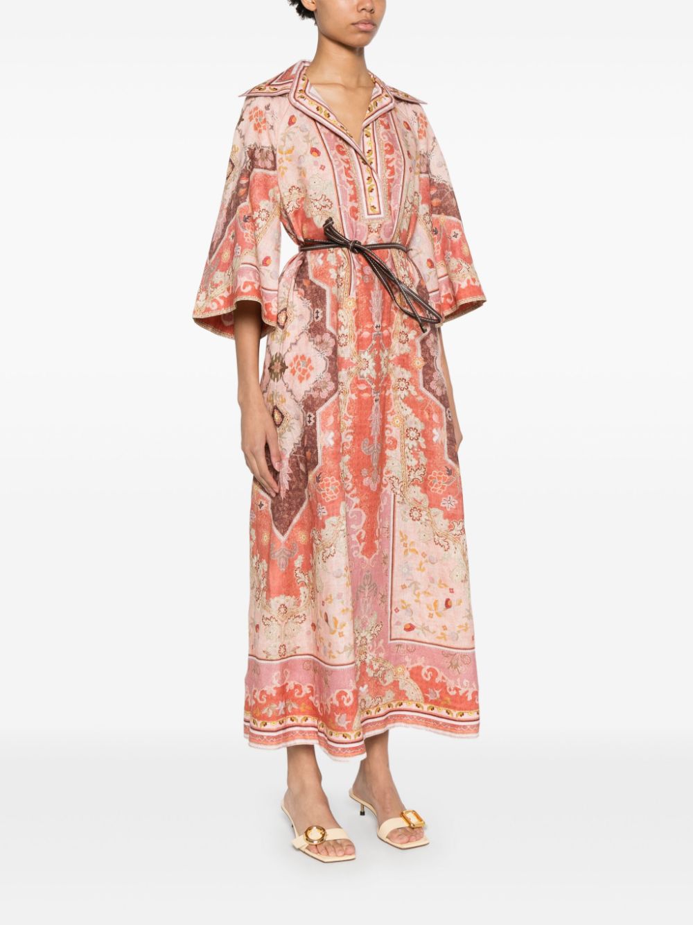 ZIMMERMANN WYLIE MIDI DRESS