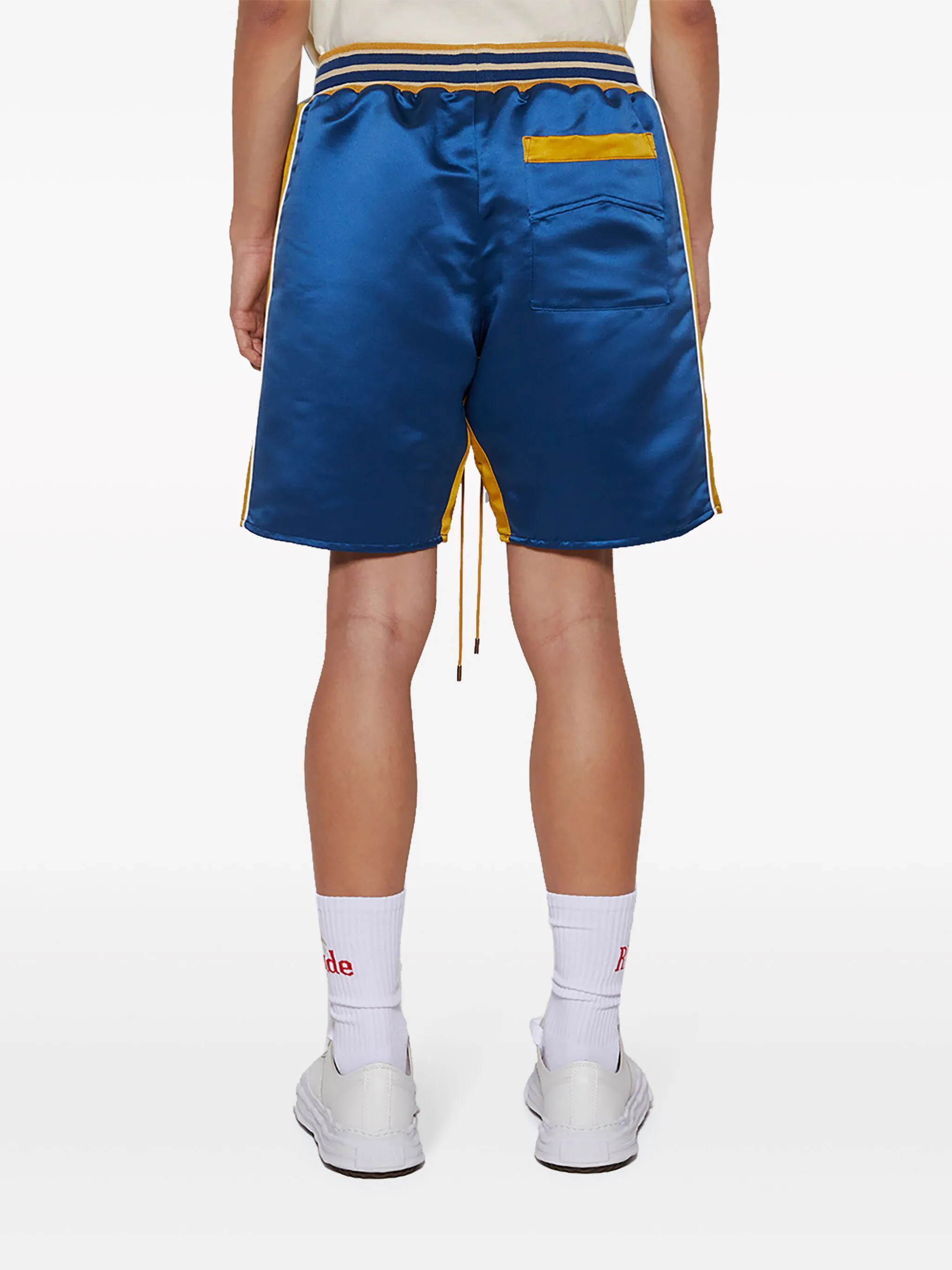 RHUDE PALM EAGLES BERMUDA SHORTS