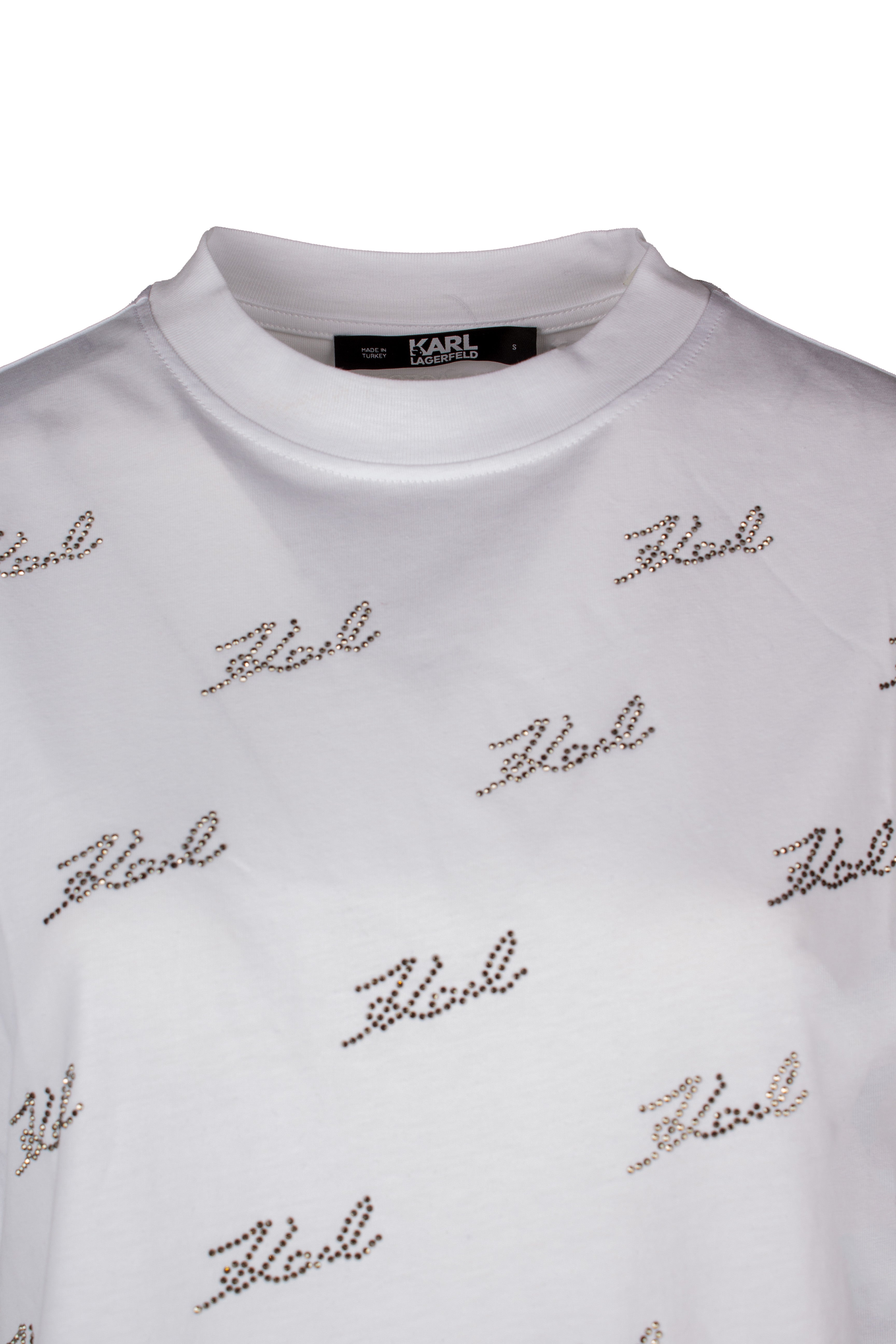 KARL LAGERFELD RHINESTONE KARL T-SHIRT