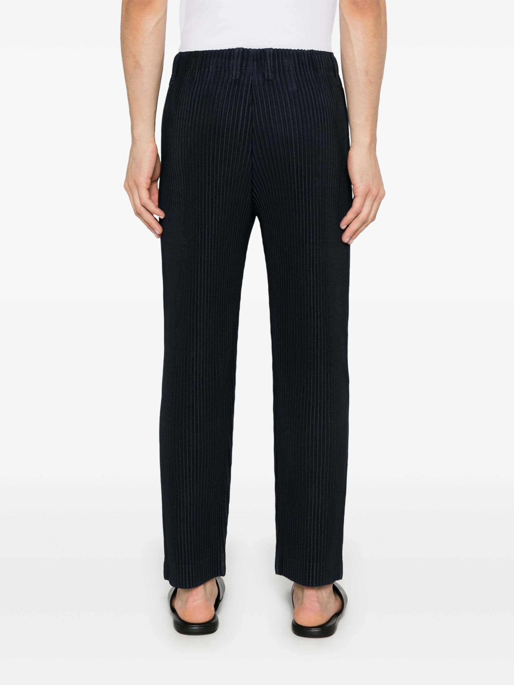 HOMME PLISSÉ ISSEY MIYAKE BASIC SLIM-FIT TROUSERS