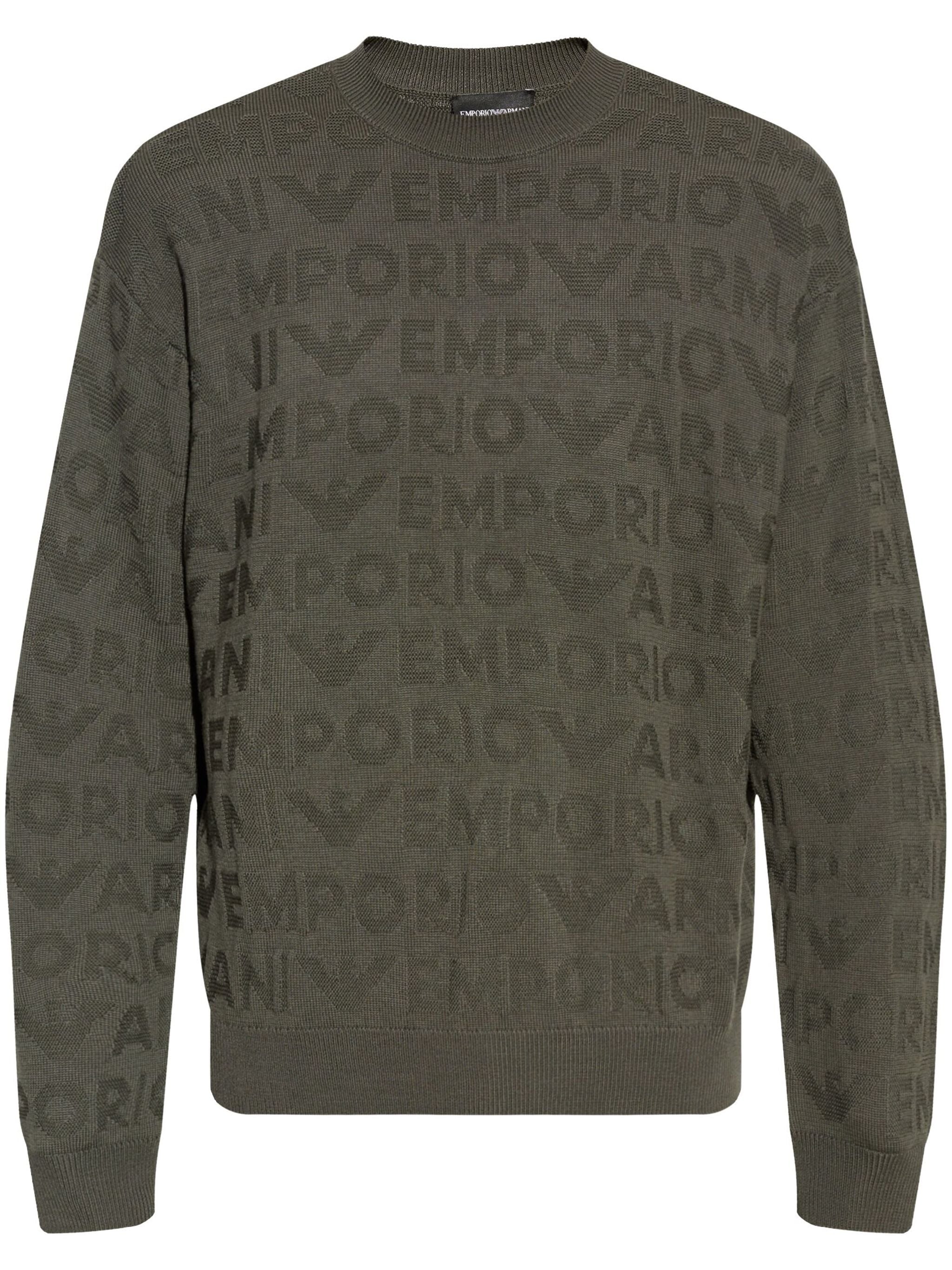 EMPORIO ARMANI LOGO-PRINT HOODIE