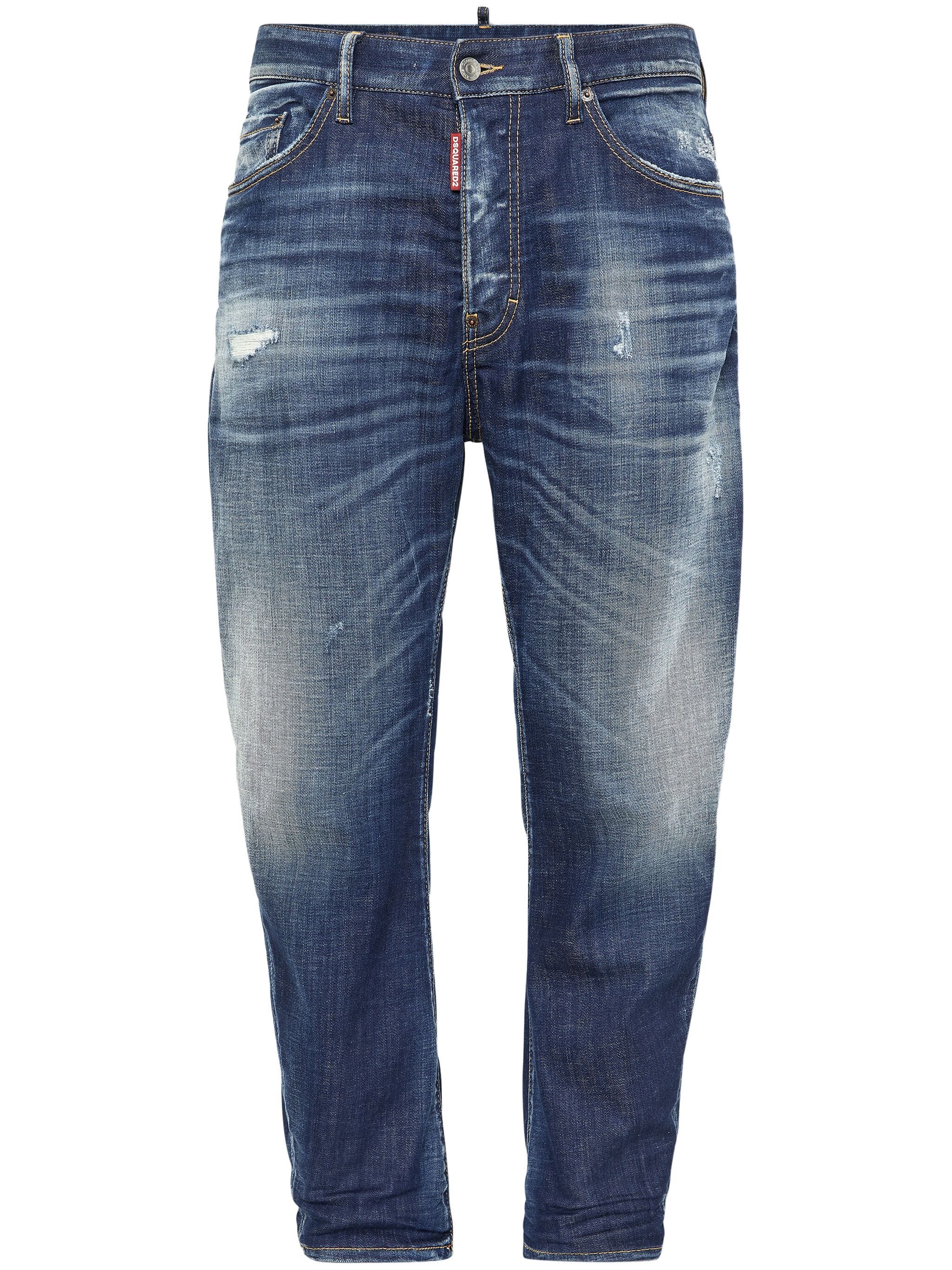 DSQUARED2 MID-RISE STRAIGHT-LEG JEANS