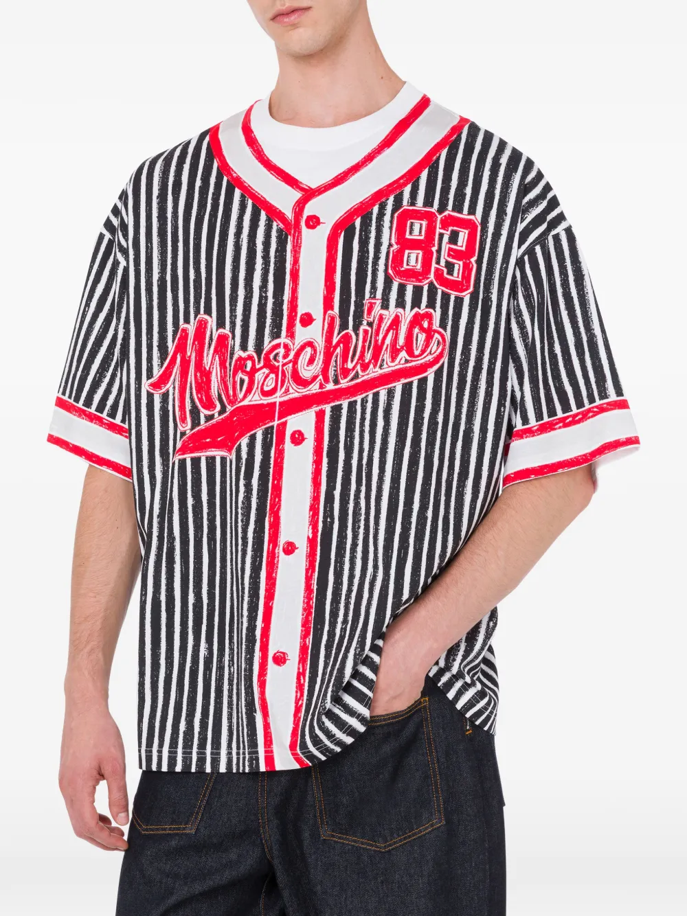 CAMISETA MOSCHINO BEISBOL