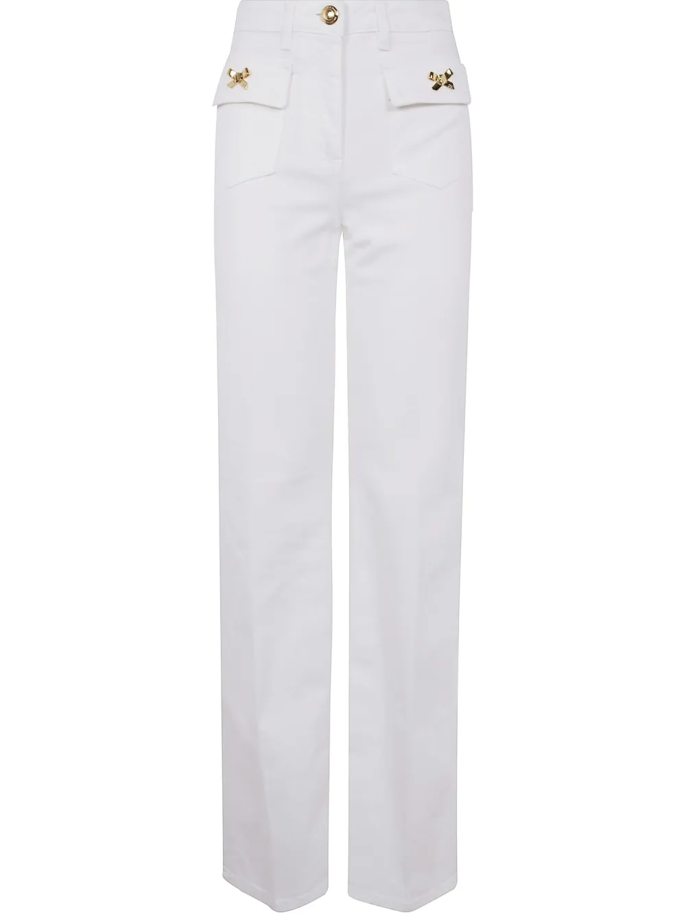 ELISABETTA FRANCHI COTTON TROUSERS