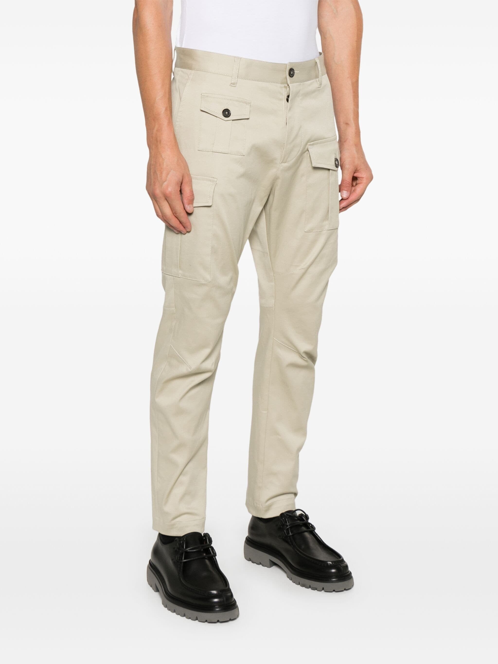 DSQUARED2 LOGO-PLAQUE CARGO PANTS