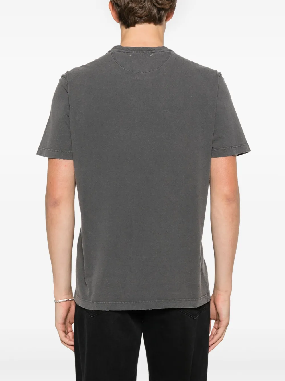 CAMISETA GOLDEN GOOSE LOGO PERFORADO