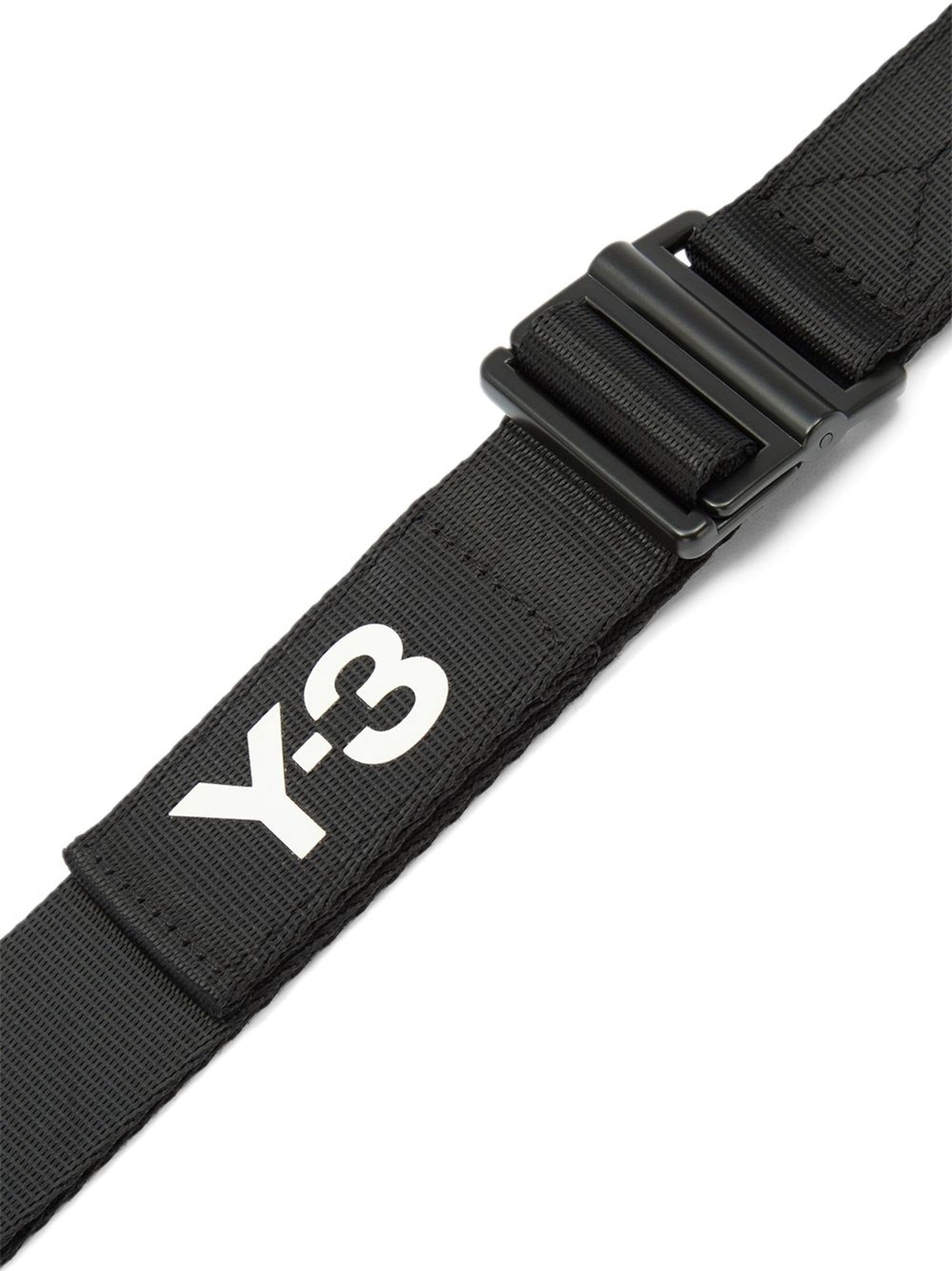 Y-3 LOGO-PRINT BELT