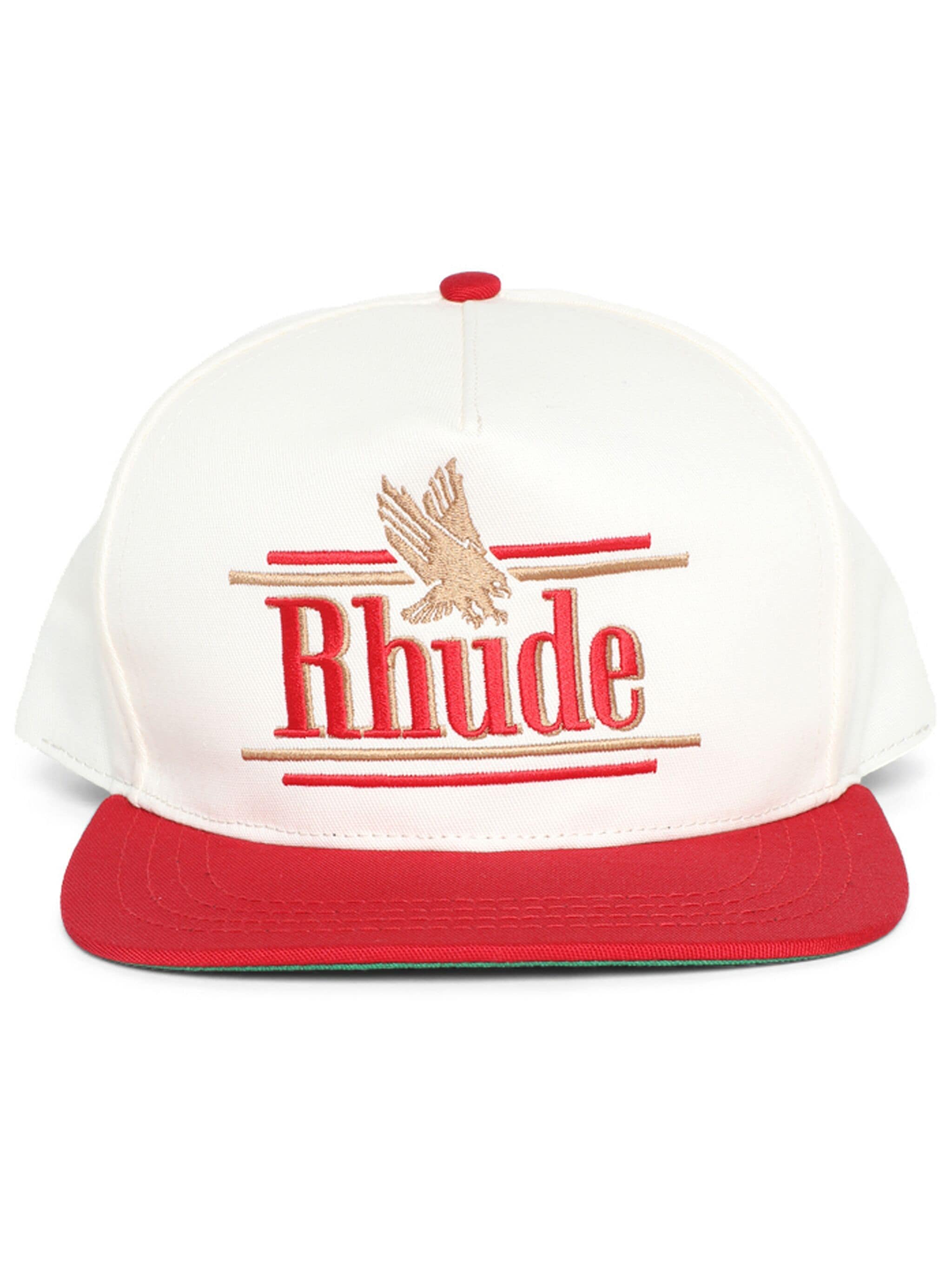 RHUDE ROSSA CAP WITH EMBROIDERED LOGO