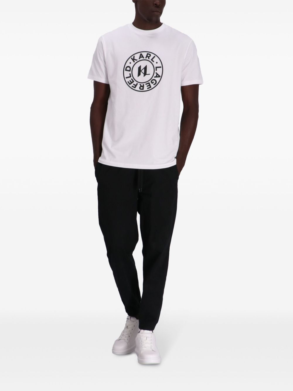 KARL LAGERFELD CIRCLE LOGO T-SHIRT