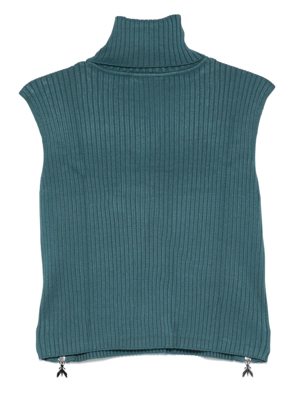 PATRIZIA PEPE RIBBED-KNIT VEST