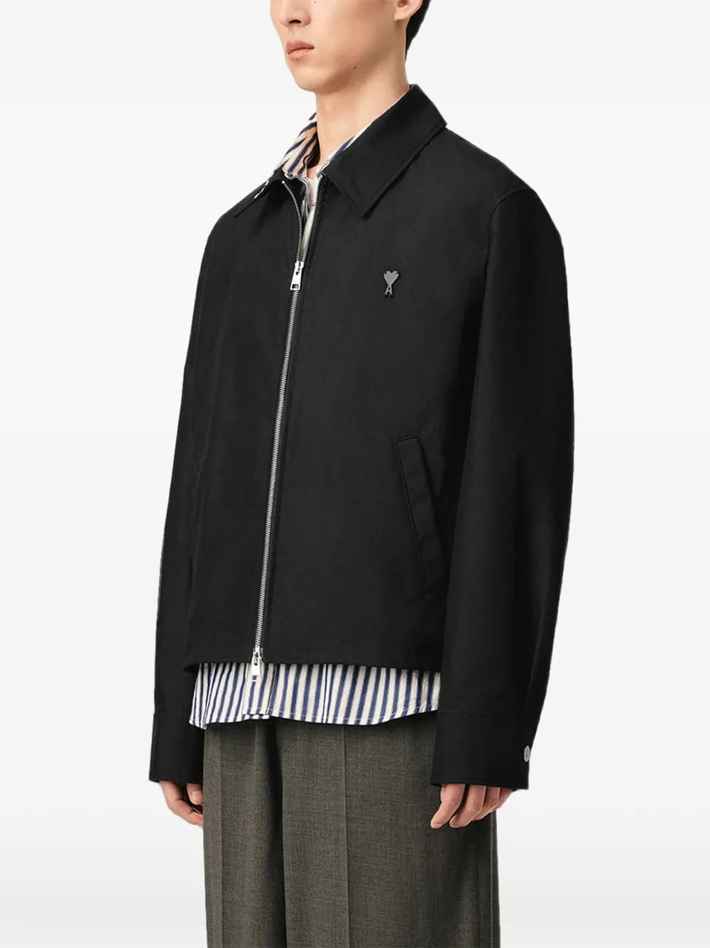CHAQUETA AMI PARIS LOGO