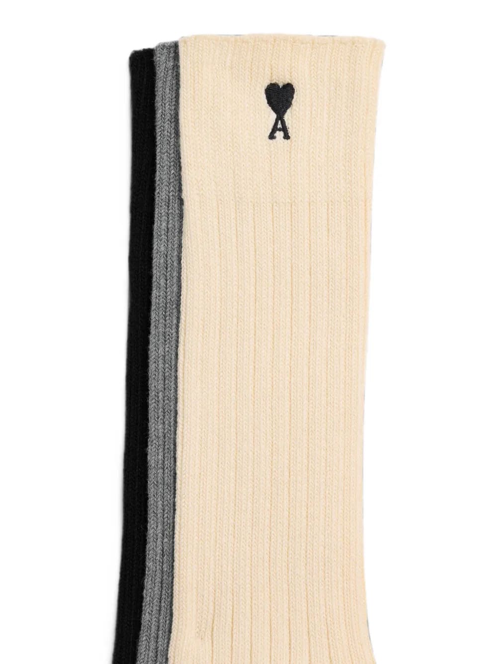 CALCETINES AMI PARIS PACK 3
