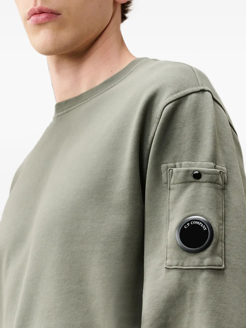 SUDADERA C.P. COMPANY LOGO