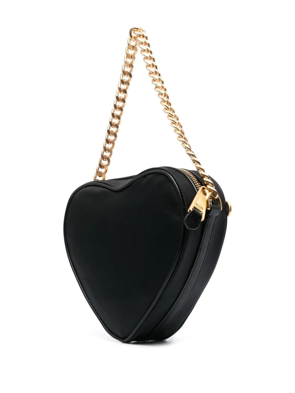 MOSCHINO HEART-SHAPED LOGO TOTE BAG