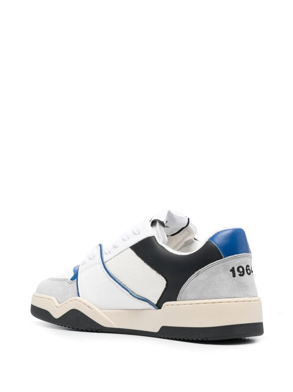 DSQUARED2 SPIDER LEATHER LOW-TOP SNEAKERS