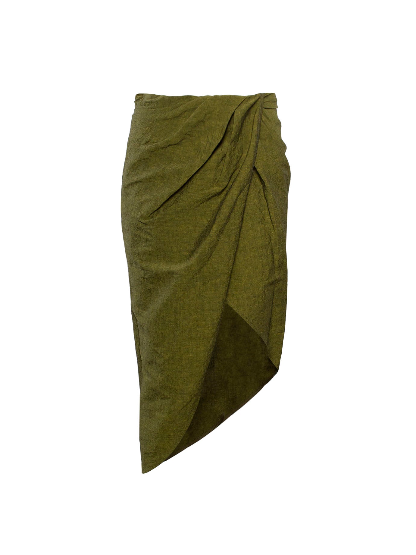 GAUGE81 PAITA DRAPED MIDI SKIRT