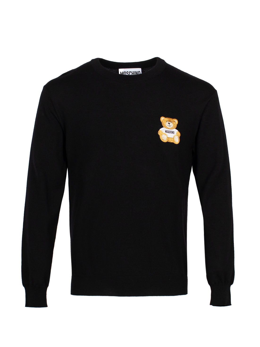 MOSCHINO TEDDY BEAR-APPLIQUÉ JUMPER