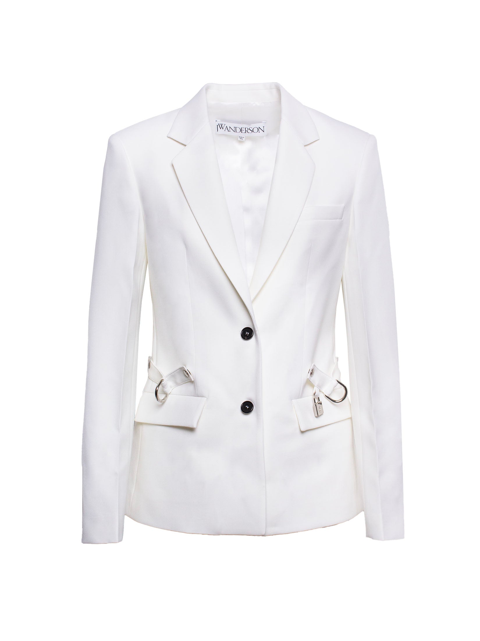 JW ANDERSON NOTCHED-LAPELS BUTTON-FASTENING BLAZER