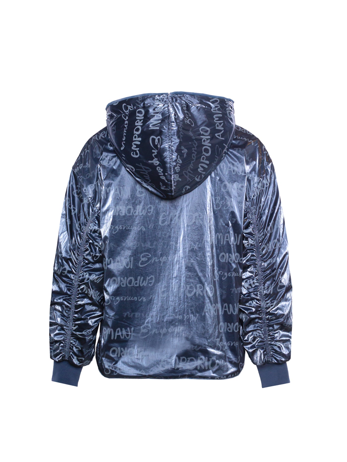 EMPORIO ARMANI FAUX-FUR REVERSIBLE HOODED JACKET