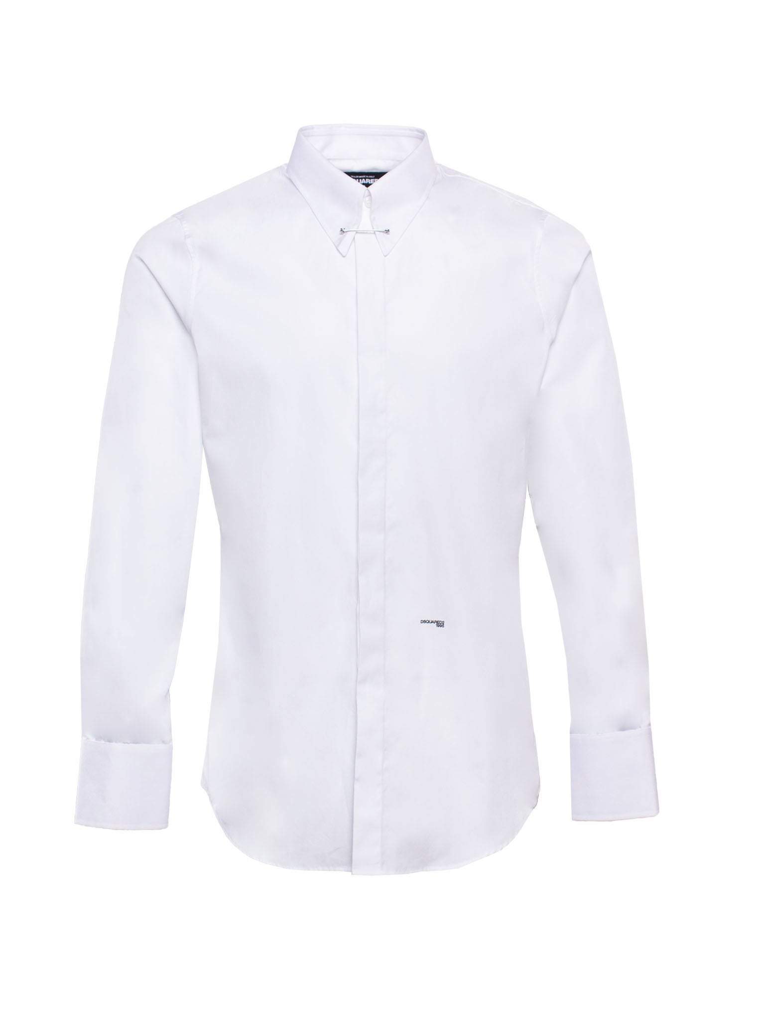 DSQUARED2 LOGO-DETAIL BUTTON-UP SHIRT