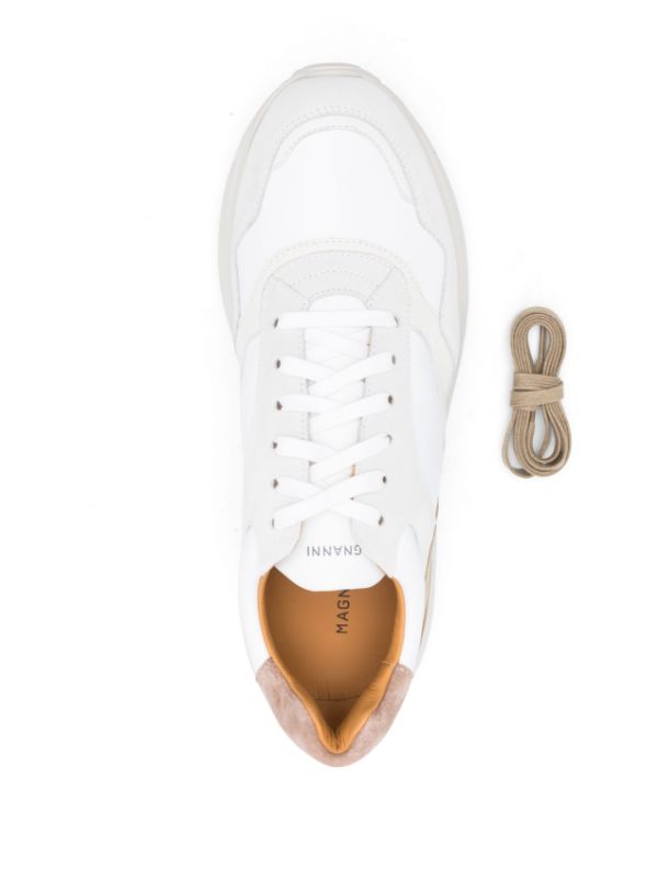 MAGNANNI PANELLED LACE-UP SNEAKERS