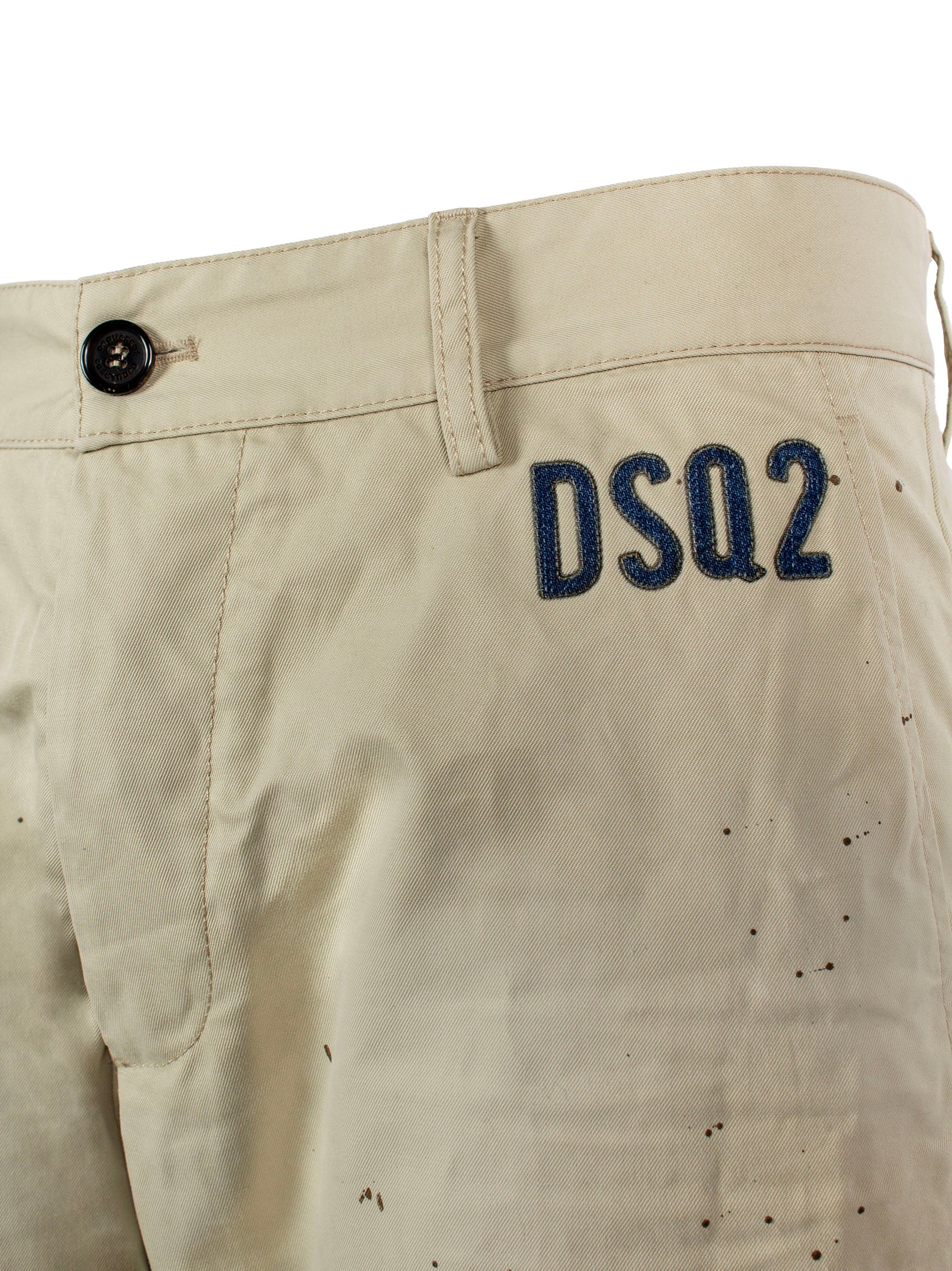 DSQUARED2 SEXY COTTON CHINO TROUSERS