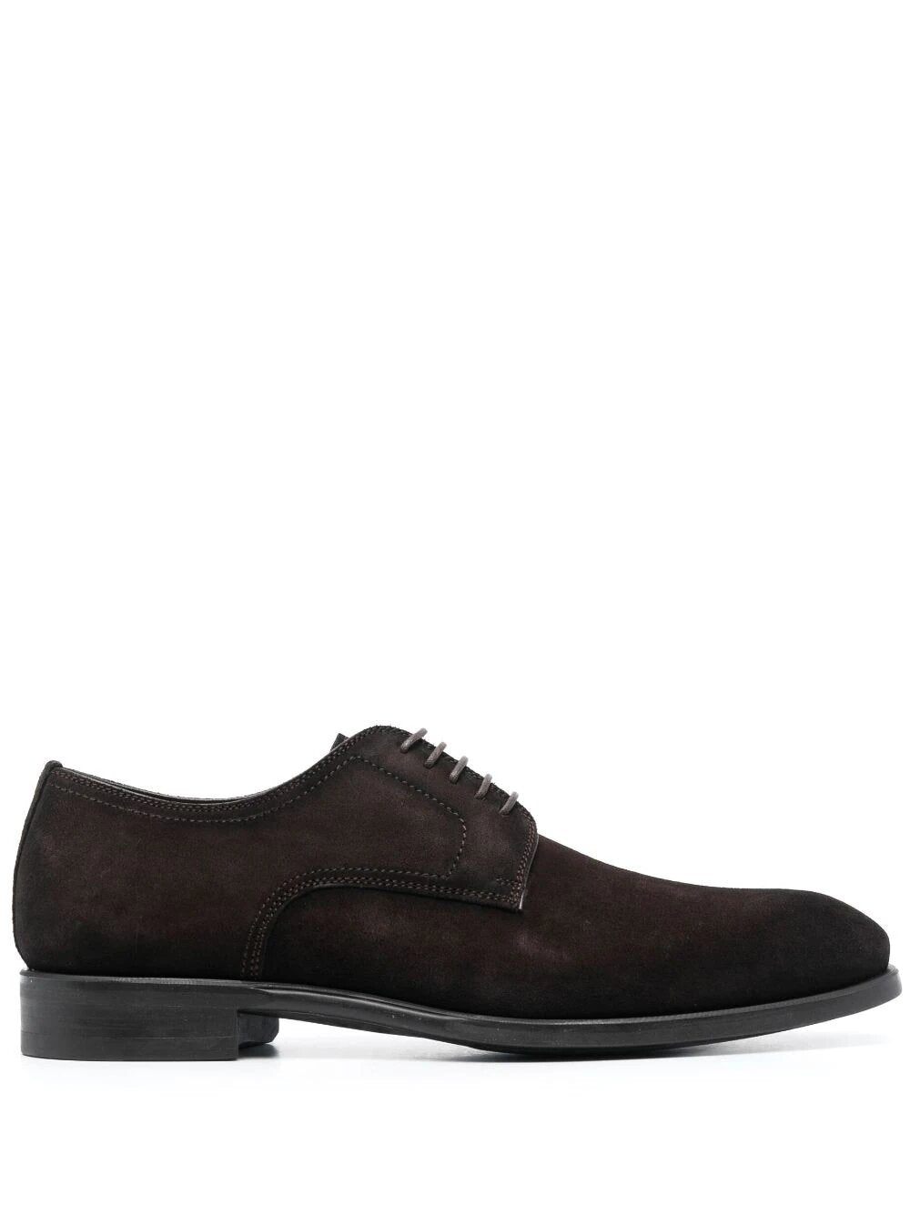 MAGNANNI ALMOND-TOE SUEDE DERBIES