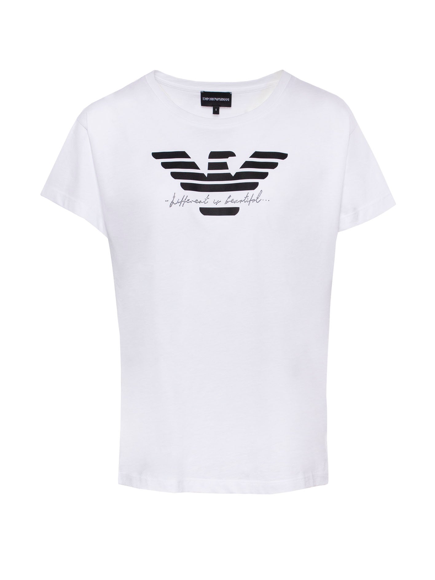 EMPORIO ARMANI LOGO-PRINT COTTON T-SHIRT