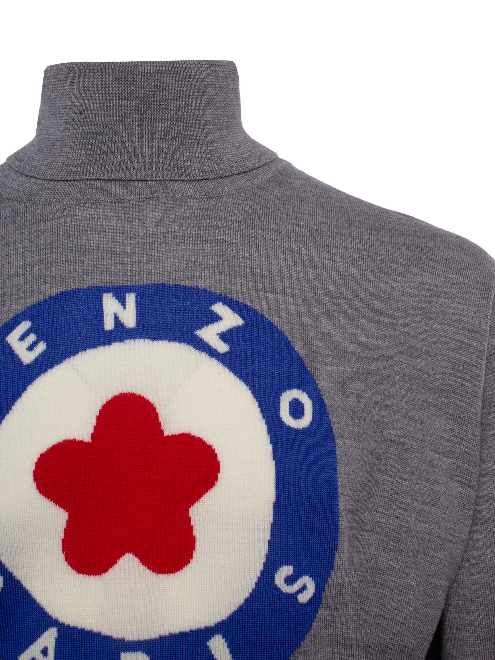 KENZO ROLL-NECK FINE-KNIT JUMPER