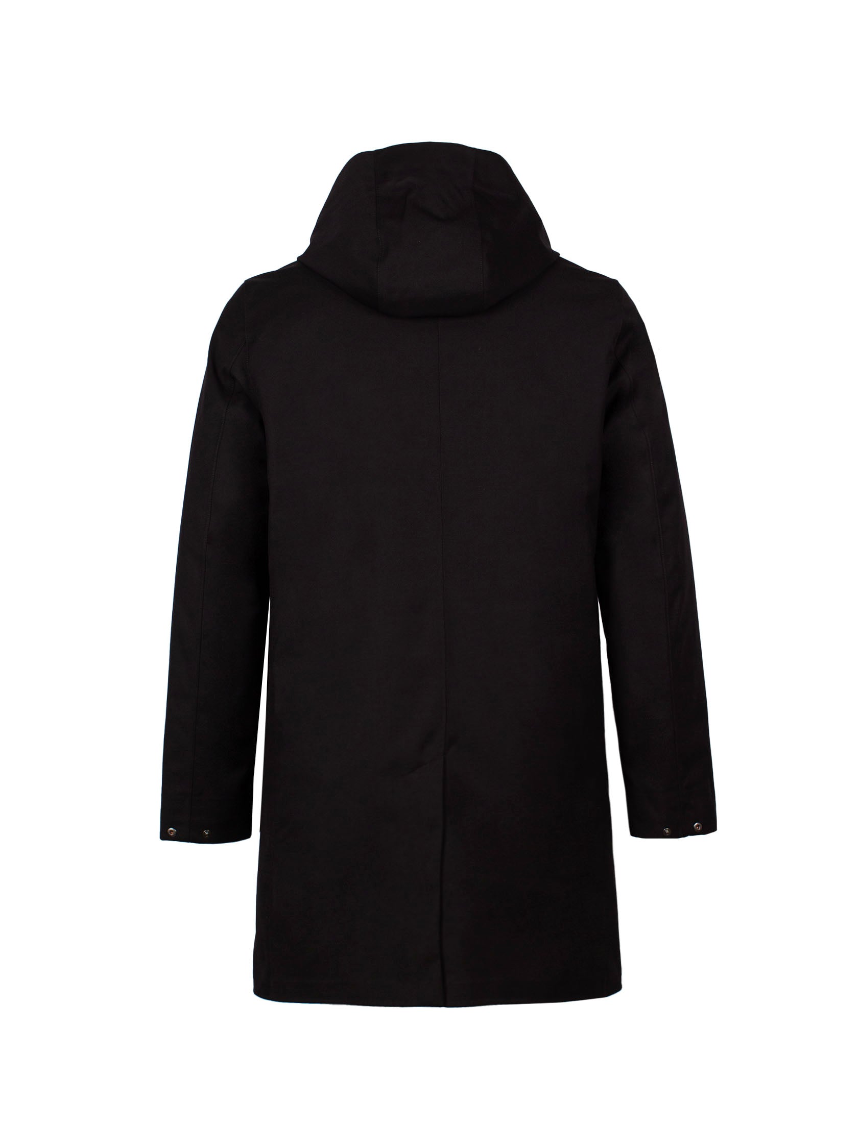 MACKAGE CONCEALED-FASTENING HOODED JACKET