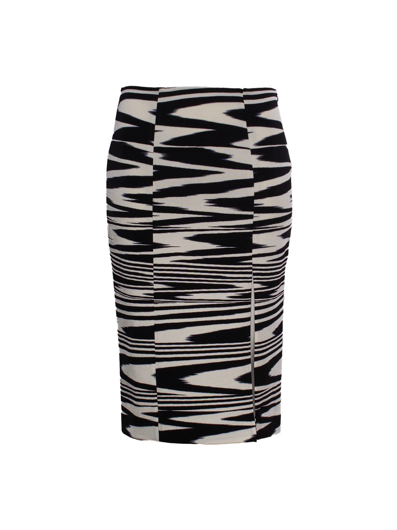 MISSONI STRETCH ABSTRACT-PATTERN MIDI SKIRT