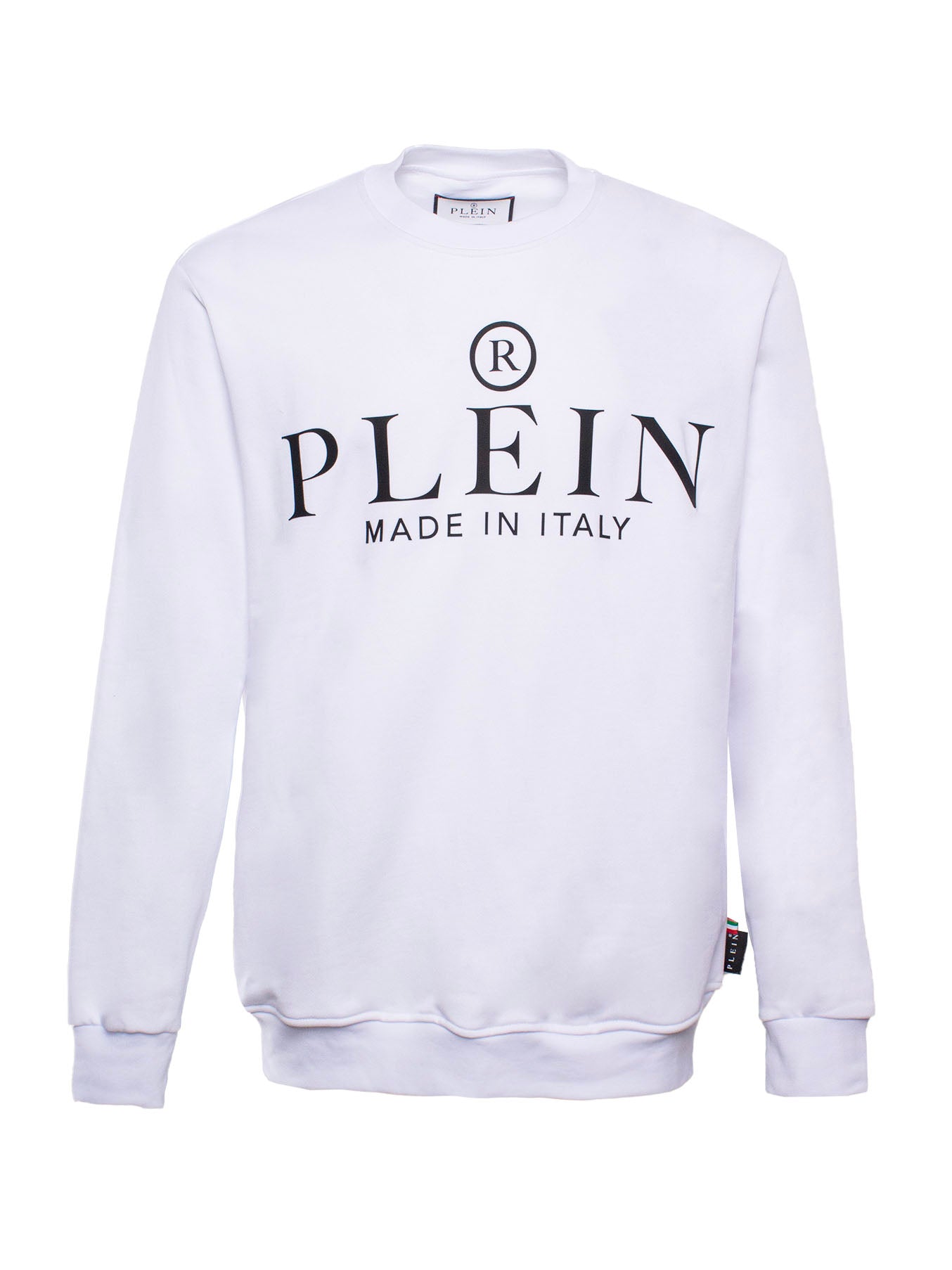 PHILIPP PLEIN LOGO-PRINT COTTON SWEATSHIRT