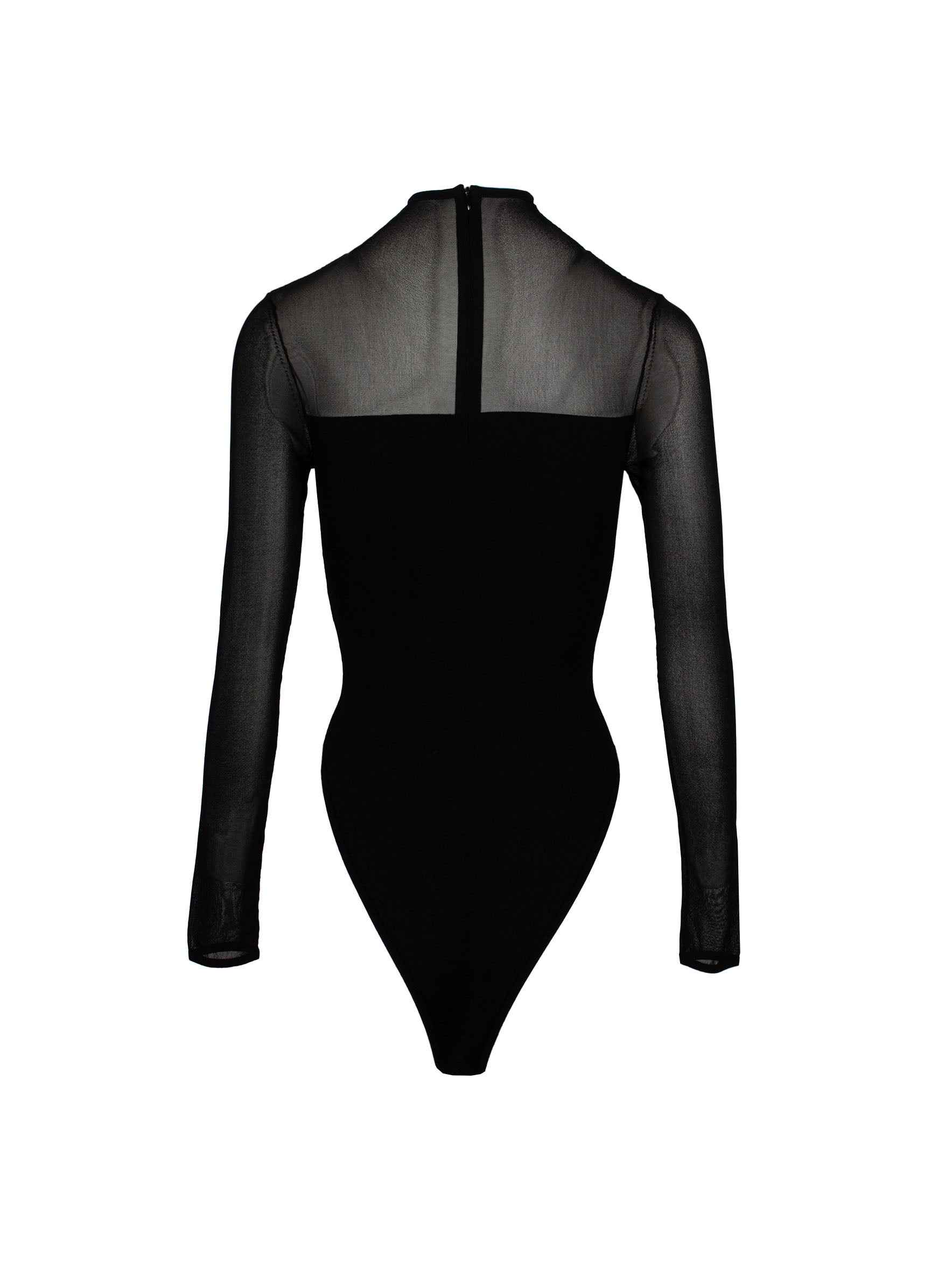 NENSI DOJAKA MESH-PANELLED BODYSUIT