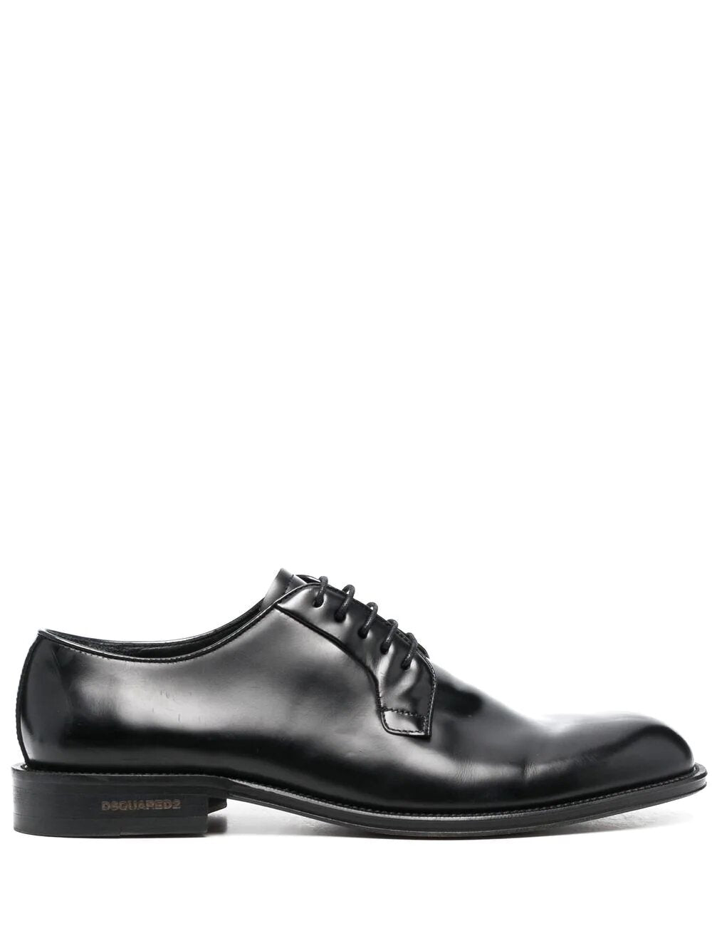 POLISHED-FINISH LACE-UP SHOES