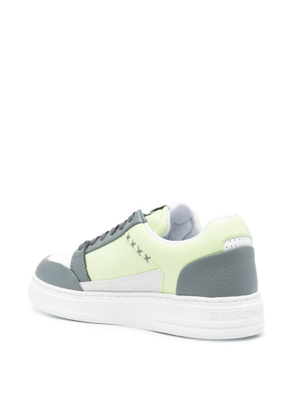 EMPORIO ARMANI ASV REGENERATED LEATHER SNEAKERS