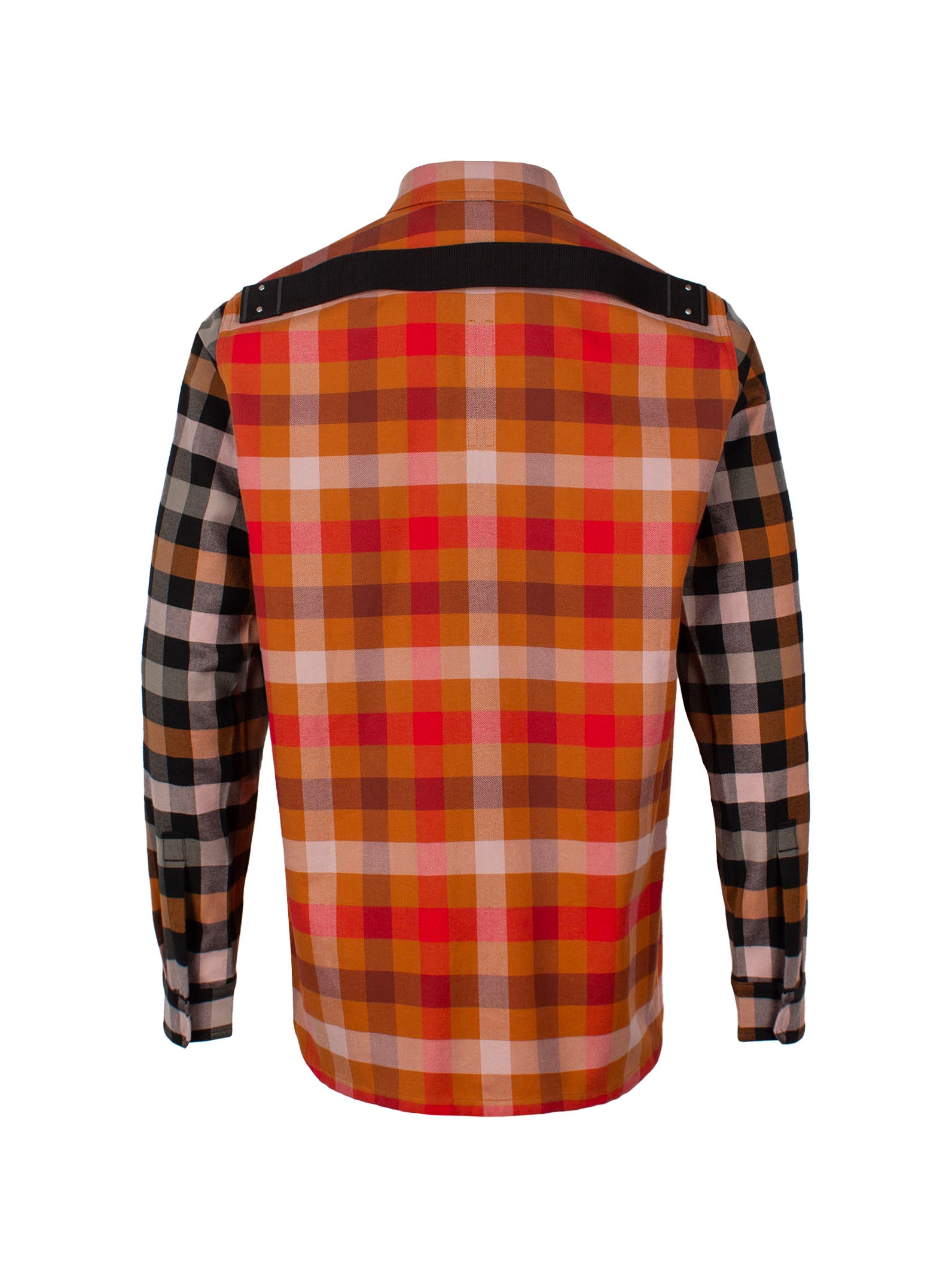 RICK OWENS PLAID FLANNEL SHIRT