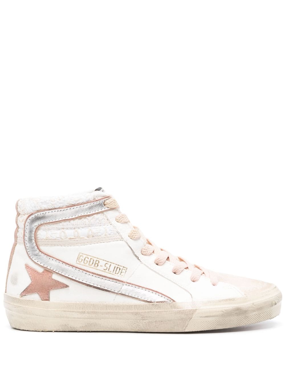 GOLDEN GOOSE SLIDE HIGH-TOP SNEAKERS