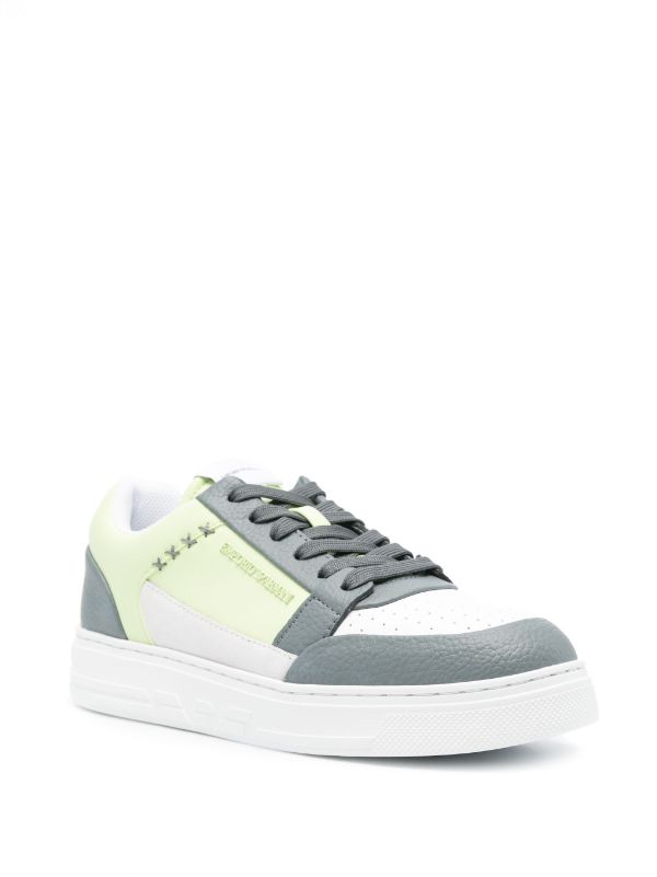 EMPORIO ARMANI ASV REGENERATED LEATHER SNEAKERS