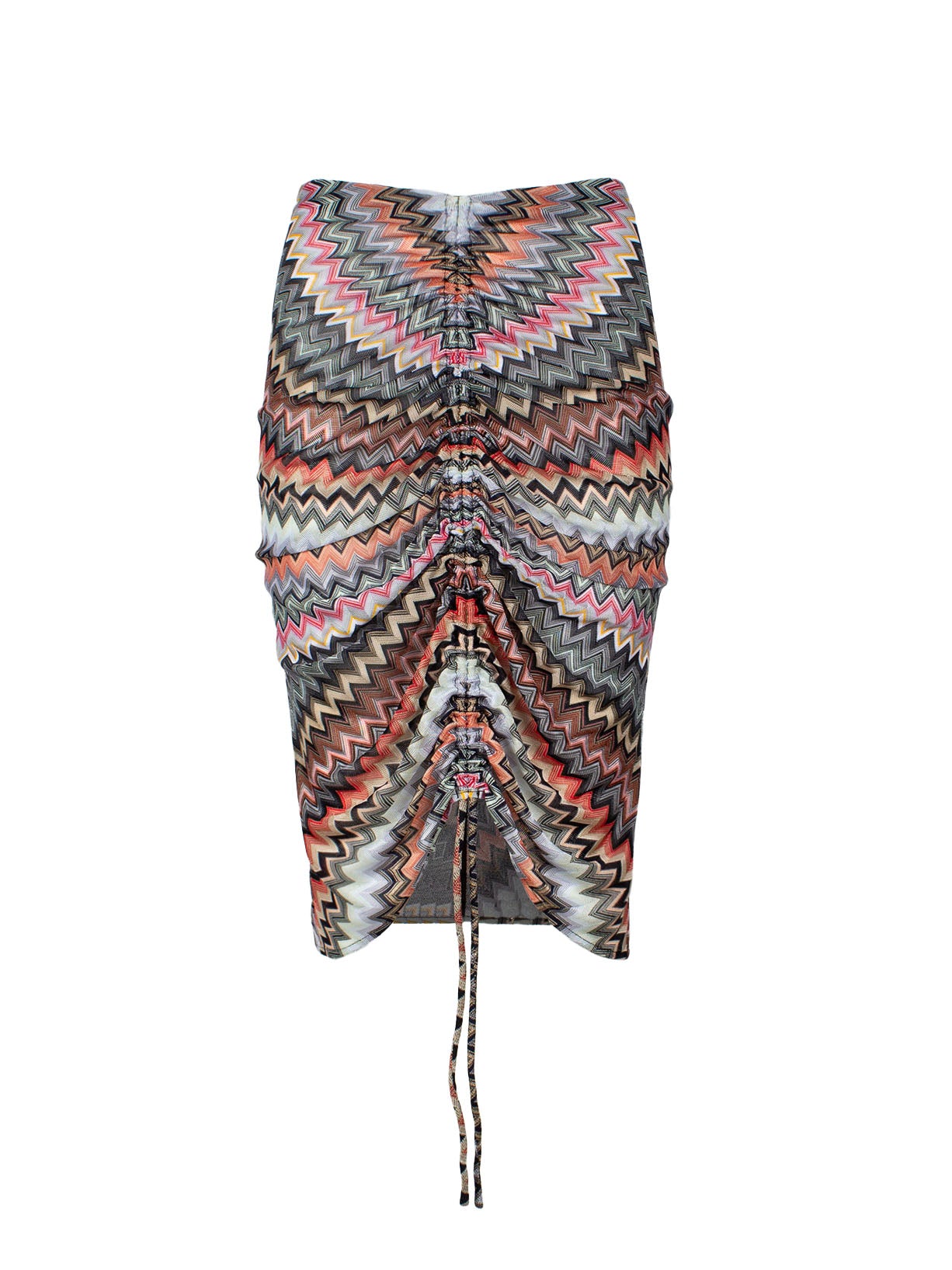 MISSONI ZIGZAG-PATTERN MIDI SKIRT