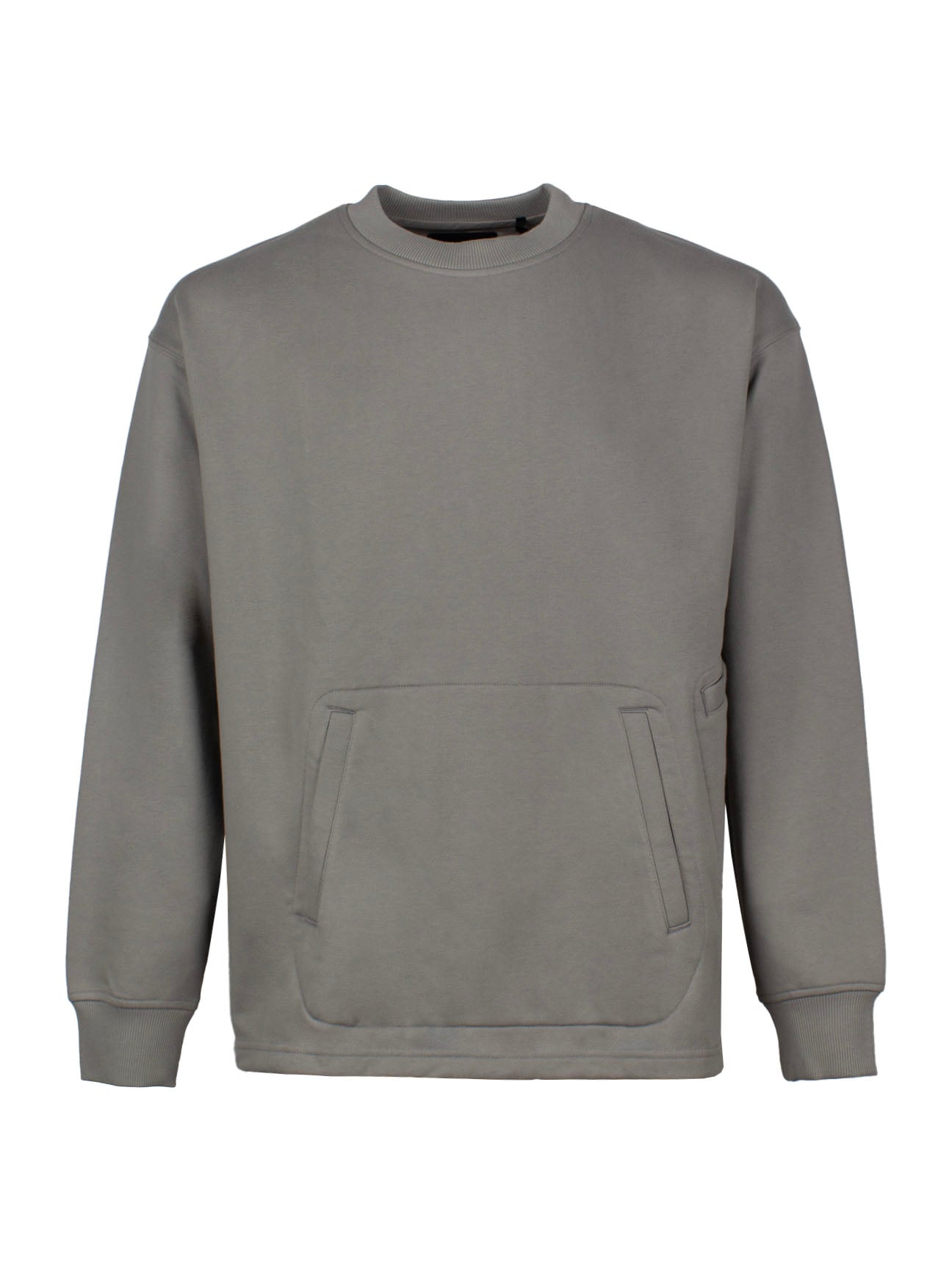 Y-3 LOGO-RUBBERISED JERSEY SWEATSHIRT