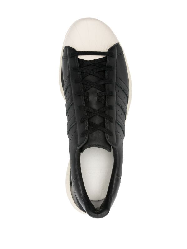 Y-3 GENDO SUPERSTAR LEATHER SNEAKERS